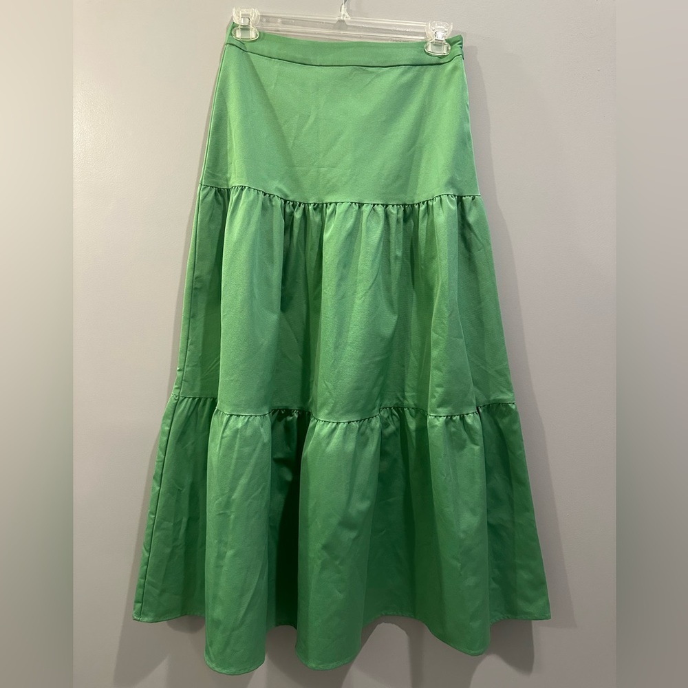 Laroque Sunday Skirt Green Maxi Size M - Picture 3 of 6